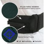 Buy now Gait Belt Walking Transfer Belt with 6 Plastic Padded Caregiver Handles and Quick Release Buckle for Patient,Elderly Physical Therapy (Black) at indiglob india
