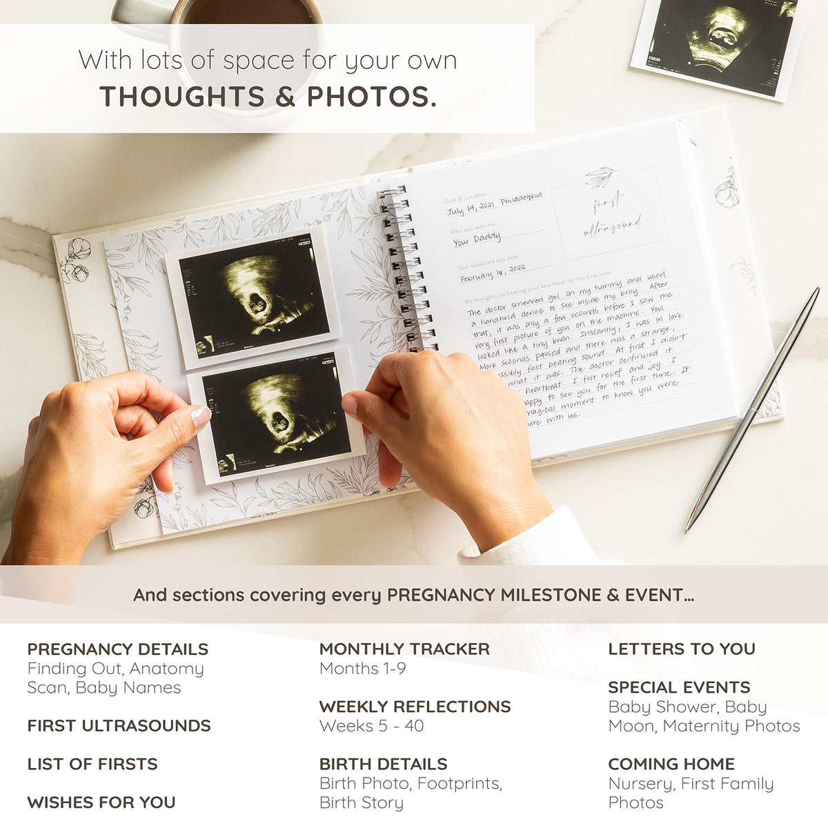 Keepsake Pregnancy Journal - A Pregnancy Book to Cherish Forever