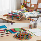 AMUU Rubber Bands Assorted Size 0.5lb size16,#19,size33size64,size117,4.8in
