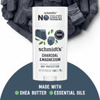 Schmidt's Aluminum-Free Vegan Deodorant Charcoal & Magnesium with 2.65 oz
