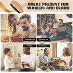 Buy now Wave Brush for Men - Beech Wood & Black Boar Bristle Brush for Cultivating Beards, Hair Waves, and Wolfing at indiglob india