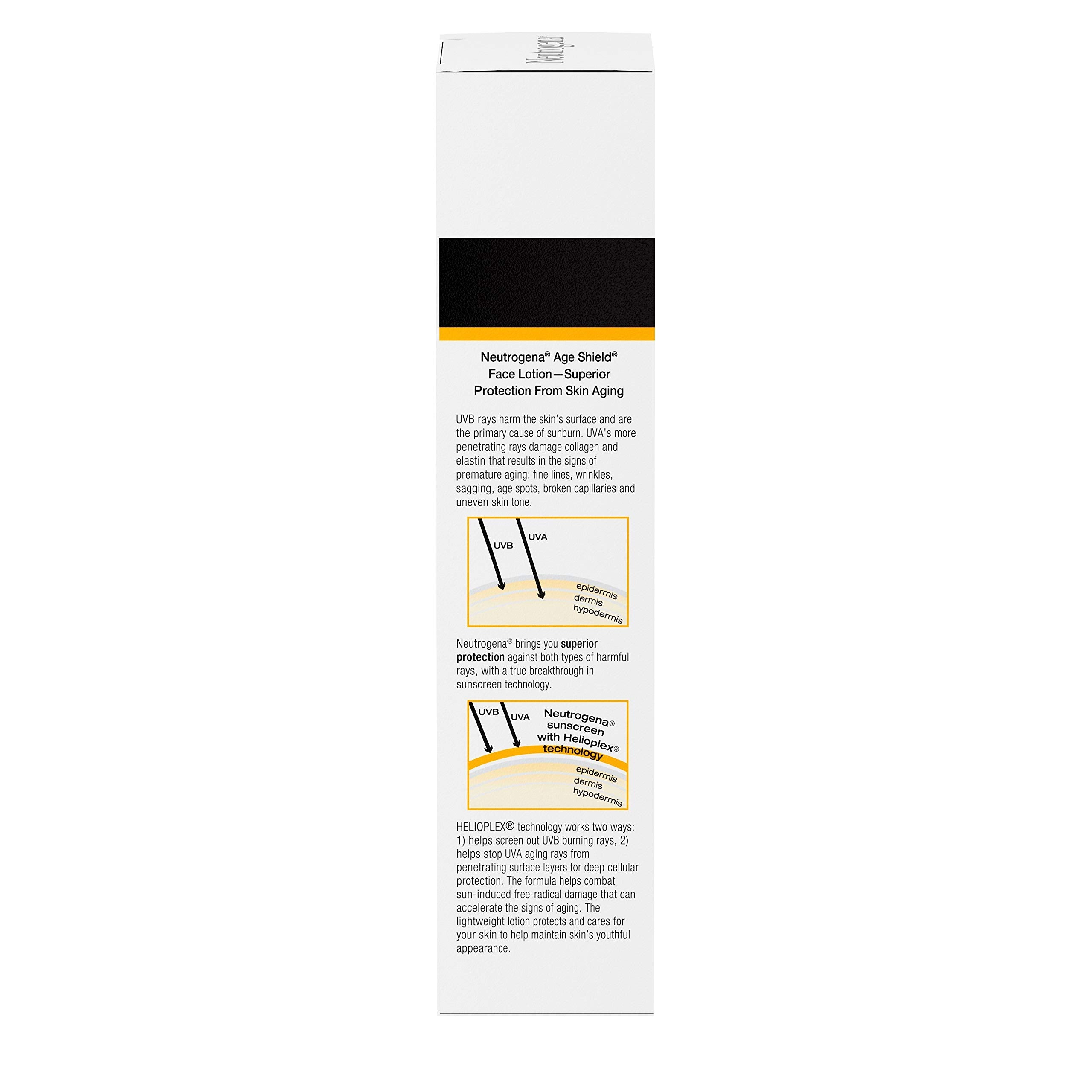 Buy now Neutrogena Age Shield Face Oil-Free Sunscreen Lotion with Broad Spectrum SPF 70, Non-Comedogenic Moisturizing Sunscreen to Help Prevent Signs of Aging, PABA-Free, 3 fl. oz. at indiglob india