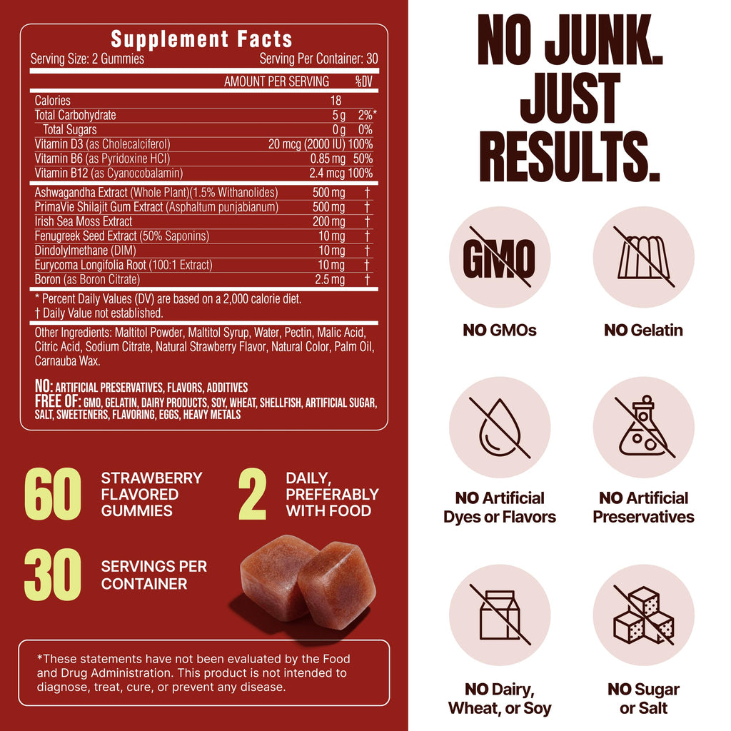 Testosterone Booster for Men Enlargement Gummies - Male Enhancing Formula