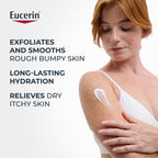 Eucerin Roughness Smoothing Lotion with Urea, 16.9 FL OZ | Urea Enriched Body Moisturizer for Rough, Bumpy, Dry Skin, 72 Hours of Hydration, Paraben and Fragrance Free