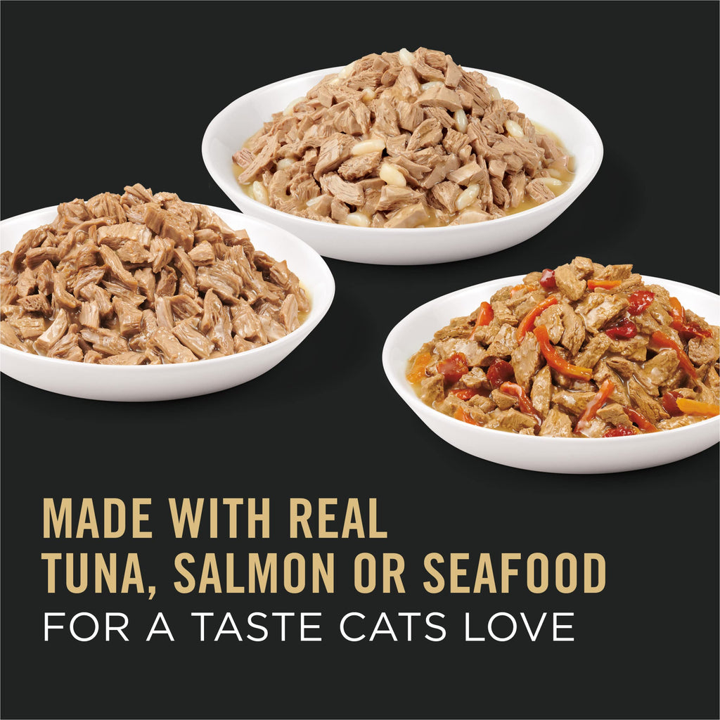 Purina Pro Plan Complete Essentials Wet Cat Food Variety Pack, (24) 3 oz