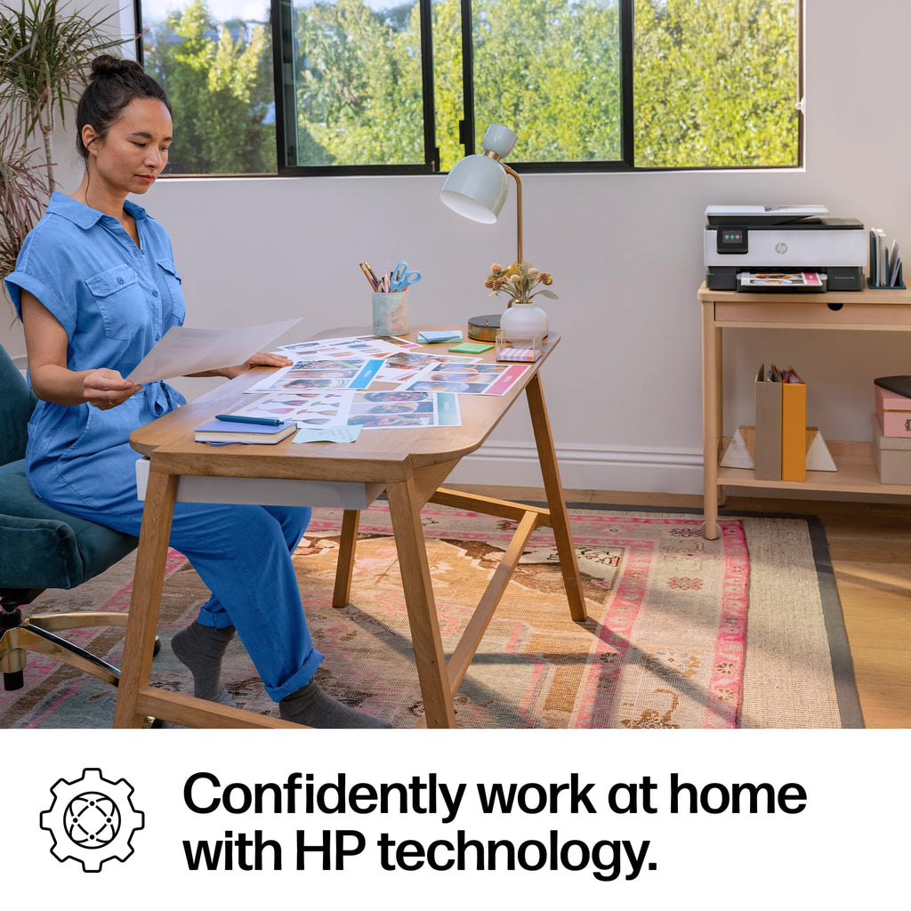 HP OfficeJet Pro 8139 Wireless All-in-One Color Inkjet Printer, Print, Scan, Copy, Fax, ADF, Duplex Printing Best-for-Home-Office, 1 Year Trial of Instant Ink Included, AI-Capable (C2VK3A)