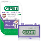 Buy now GUM Orthodontic Wax for Braces and Dental Devices - Soothing Dental Wax with Vitamin E and Aloe Vera - Clear Color and Refreshing Mint Flavor (Pack of 1) at indiglob india