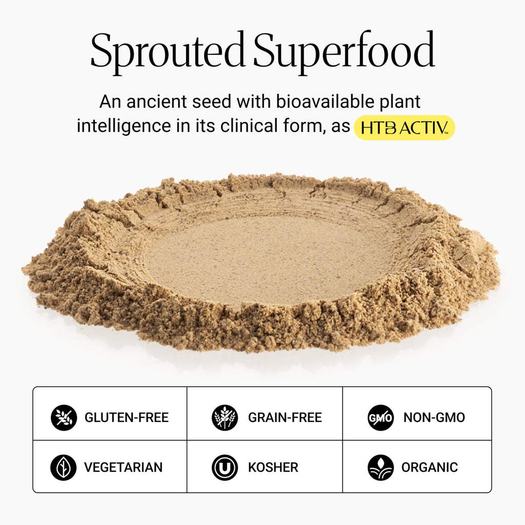 BIG BOLD HEALTH Himalayan Tartary Buckwheat Sprout Powder - Rich in Polyphenols & Prebiotic Fiber - Non-GMO, Gluten-Free, Grain-Free, Vegetarian - 30 Servings