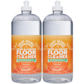 ANGRY ORANGE Hardwood Floor Cleaner - No-Rinse, Pet-Safe, Residue Free Multi-surface Cleaning Solution for Pet Urine, Grime & Everyday Dirt - Made in USA - Citrus Mint - 32 oz - Value 2 Pack