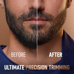 Buy now King C. Gillette Beard Trimmer PRO with 40 beard length settings in precise 0.5mm steps, cordless design & 1 trimmer, 1 brush, 2 combs, 1 charger and 1 T-blade at indiglob india