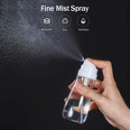 Yolaist Small Spray Bottle with Fine Mist, 2 Pack 3.4oz/100ml TSA Approved Travel Size, Refillable Empty Mister Spray Bottles for Hair, Face, Plants, Cleaning, Cosmetics & Essential Oils