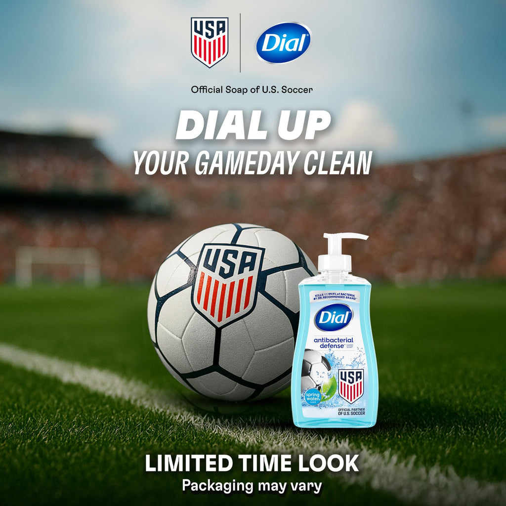 Dial Antibacterial Liquid Hand Soap, Spring Water, 11 Fl Oz