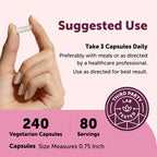 Micro Ingredients D Mannose 1,300mg Per Serving with Cranberry | 240 Veggie Capsules + Fat-Soluble Vitamin C & 1 Million CFU Probiotics Blend | Daily D Mannose Formula for Women | Filler Free, Non-GMO