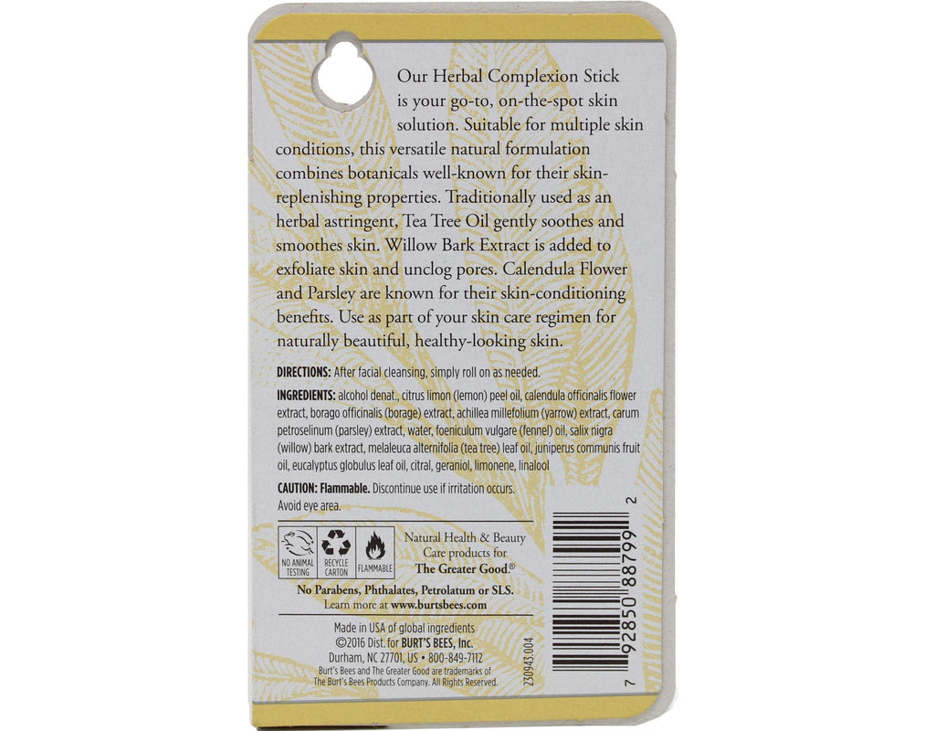 Buy now Burt's Bees Herbal Complexion Stick 0.26 Ounces, Pack of 1 at indiglob india