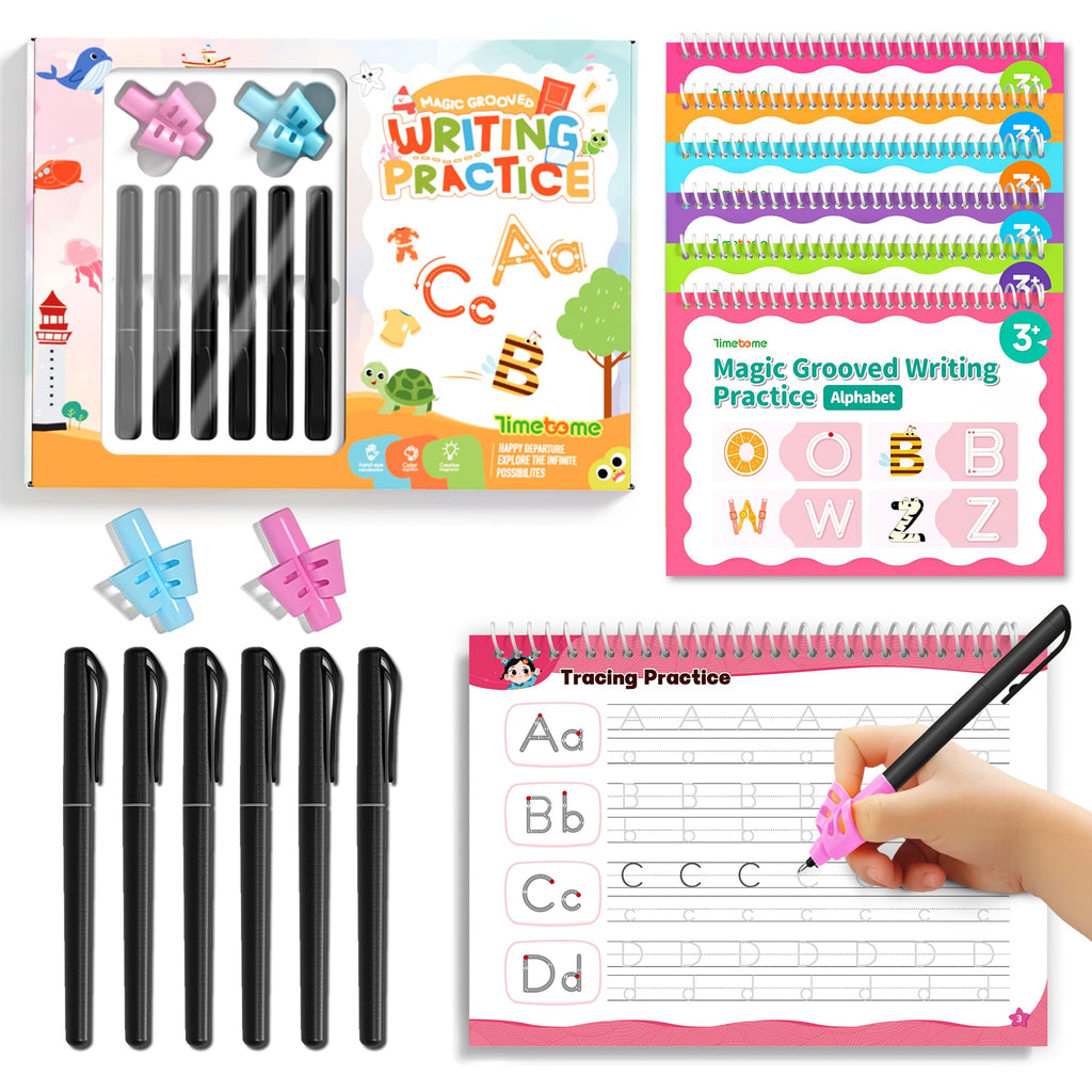 Magic Grooved Writing Practice for Kids, Grooved Writing Books