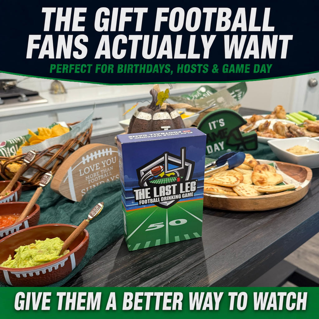 Beer Pressure The Last Leg - Live Football Drinking Game. Perfect for Game Days, Tailgates, Parties, and Pre Games.