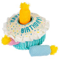 Outward Hound Hide-A-Birthday-Cake Plush Squeaky Dog Toy, 7.5" x 4.7"