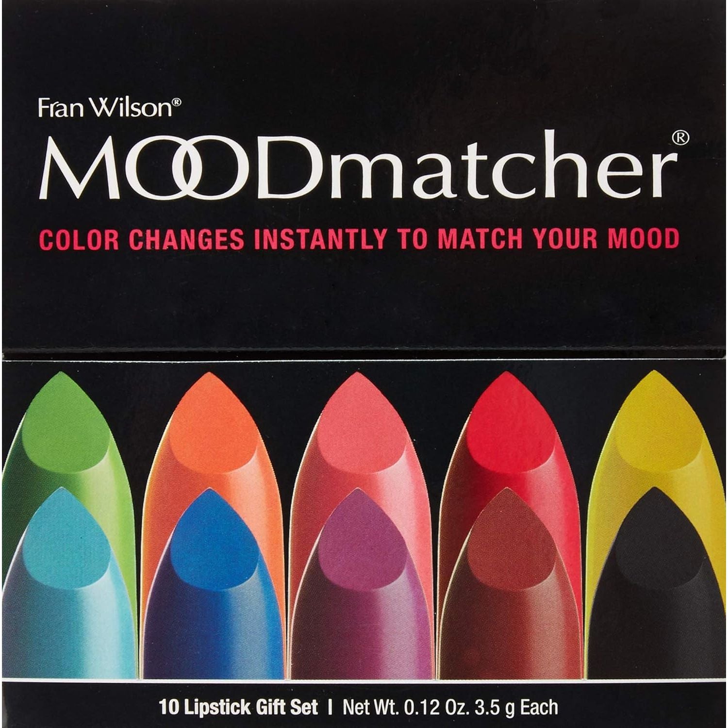 Buy now MOODmatcher Lipstick, 10PC Collection of the Original Color-Change Lipstick - Maskproof, 12 HOUR Long Wear, Enriched with Aloe & Vitamin E for Ultra-Hydration, Waterproof - Made in USA at indiglob india
