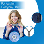 RMS Button Hook with Zipper Pull Button Assist Device with Comfort Grip
