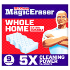 Buy now Mr. Clean Magic Eraser Sponge, All Purpose Cleaner, Cleaning Scrubber, Wall Cleaner, Sneaker Cleaner, Kitchen, Bathroom, Shower Cleaning Supplies, Melamine Sponge, Cleaning Pads, Extra Durable, 10ct at indiglob india