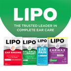 Lipo-Flavonoid for Vertigo & Dizziness Relief, Clinically Tested Formula with Ginkgo Biloba, Vitamin D, & Vitamin B Complex, Inner Ear Health & Balance Support, 30-Count (Pack of 2)