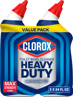 Buy now Clorox Toilet Bowl Cleaner Heavy Duty Stain and Ring Remover, Arctic Clean, 24 Fl Oz., Pack of 2 Arctic Clean at indiglob india