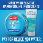 O'Keeffe's Healthy Feet Foot Cream, 3.2 oz Jar, 1-Pack For Extreme Dryness | Repairs Extremely Cracked, Dry Feet, Retains Moisture Levels, Hypoallergenic, Non-Greasy, Instantly Boosts Moisture