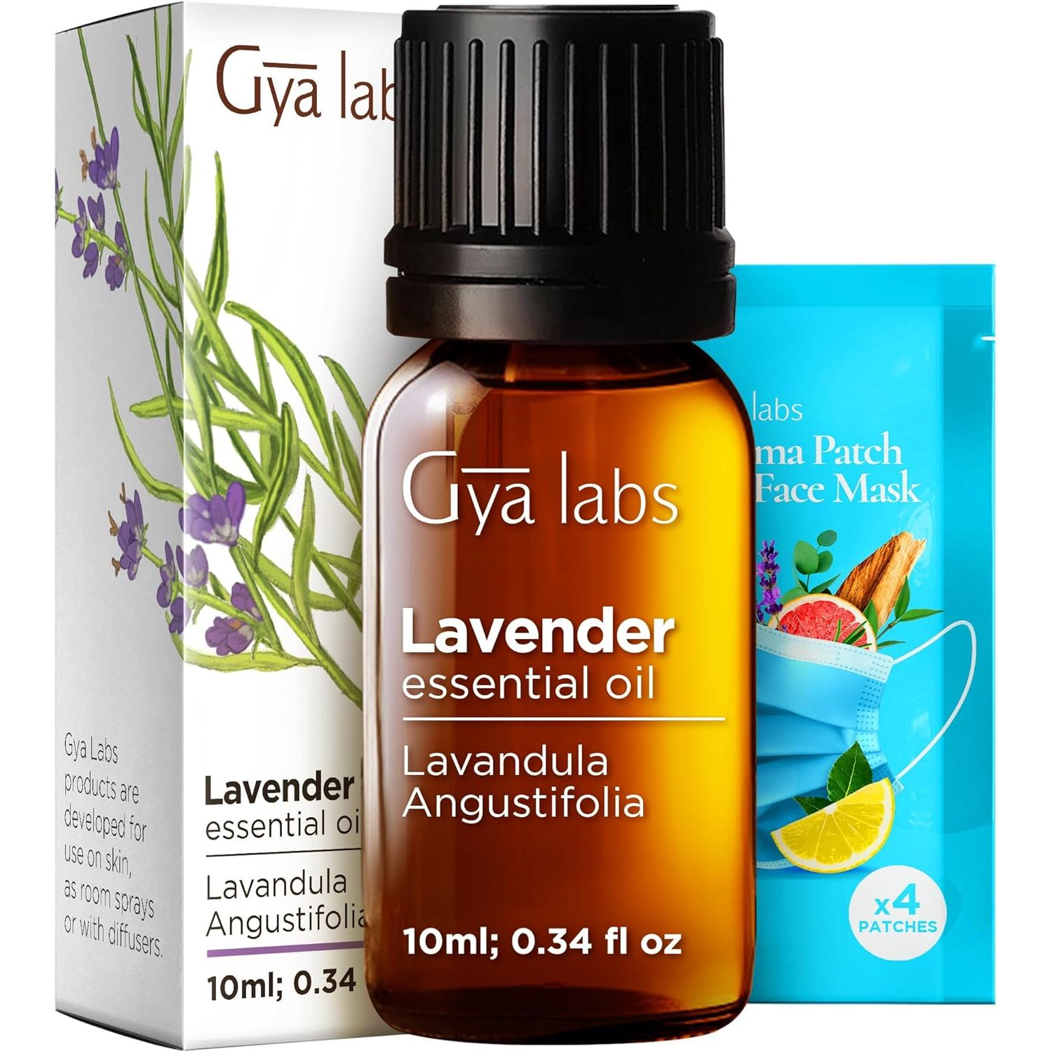 Buy now Gya Labs Lavender Essential Oil for Aromatherapy â€“ 0.34 Fl Oz â€“ Premium Grade Essential Oils for Diffuser, Aromatherapy, Hair Care, Skin Care, Body, Massage & DIY Candle Making Scents at indiglob india