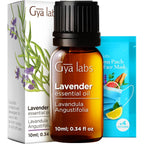 Buy now Gya Labs Lavender Essential Oil for Aromatherapy â€“ 0.34 Fl Oz â€“ Premium Grade Essential Oils for Diffuser, Aromatherapy, Hair Care, Skin Care, Body, Massage & DIY Candle Making Scents Default at indiglob india