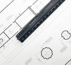 12 Inch Engineer Scale Ruler, Engineering Scale with Anodized Solid Aluminum Core, Laser Etched Scales, Imperial Scale - 1:10, 1:20, 1:30, 1:40, 1:50, 1:60, 12" Drafting Measuring Ruler