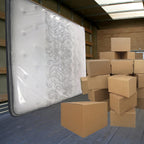 Buy now uBoxes Moving Supplies King Mattress Cover/Bag 76" x 15" x 104", Clear at indiglob india