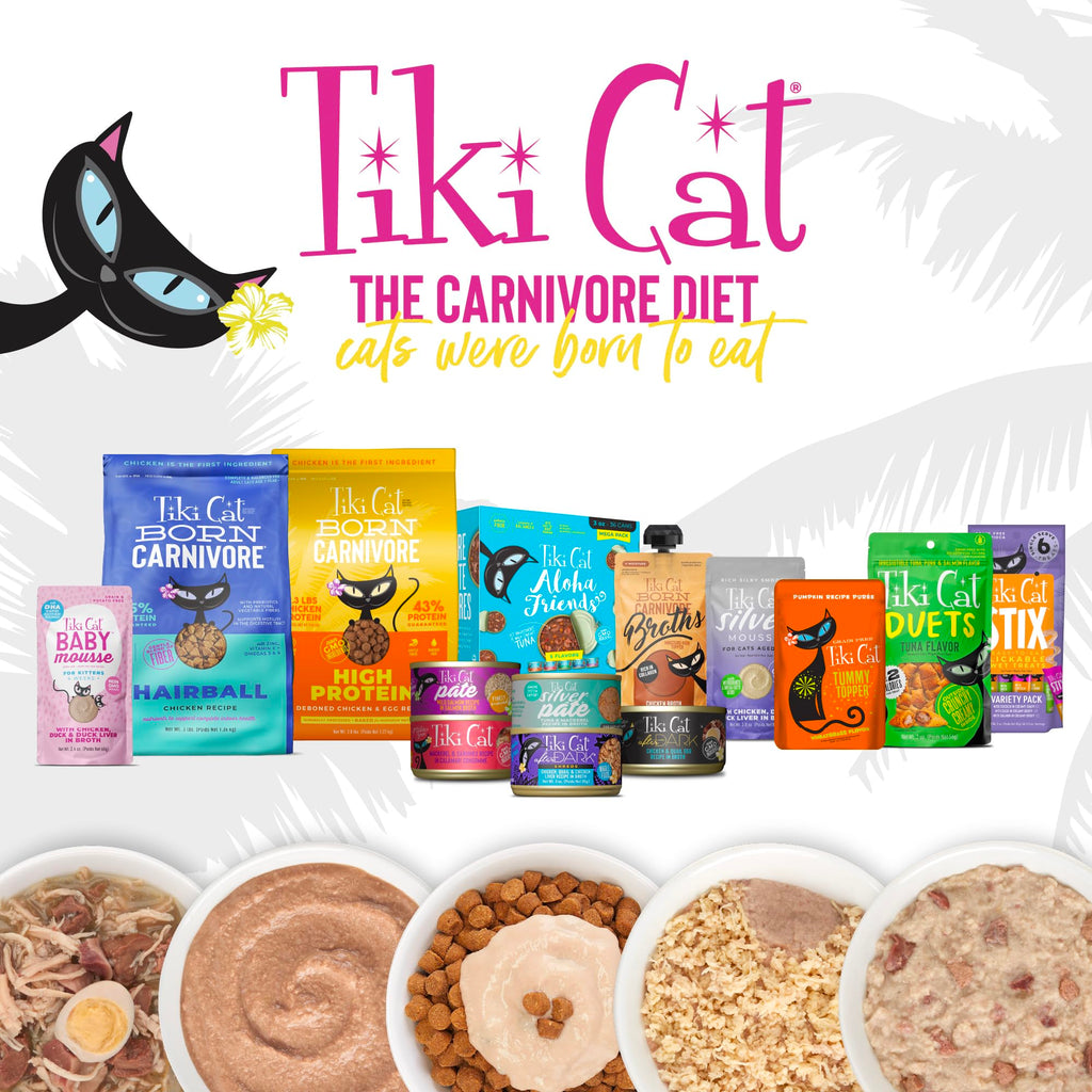 Tiki Cat Silver Paté Wet Cat Food, Variety Pack, 2.4 oz. Can (12 Count)