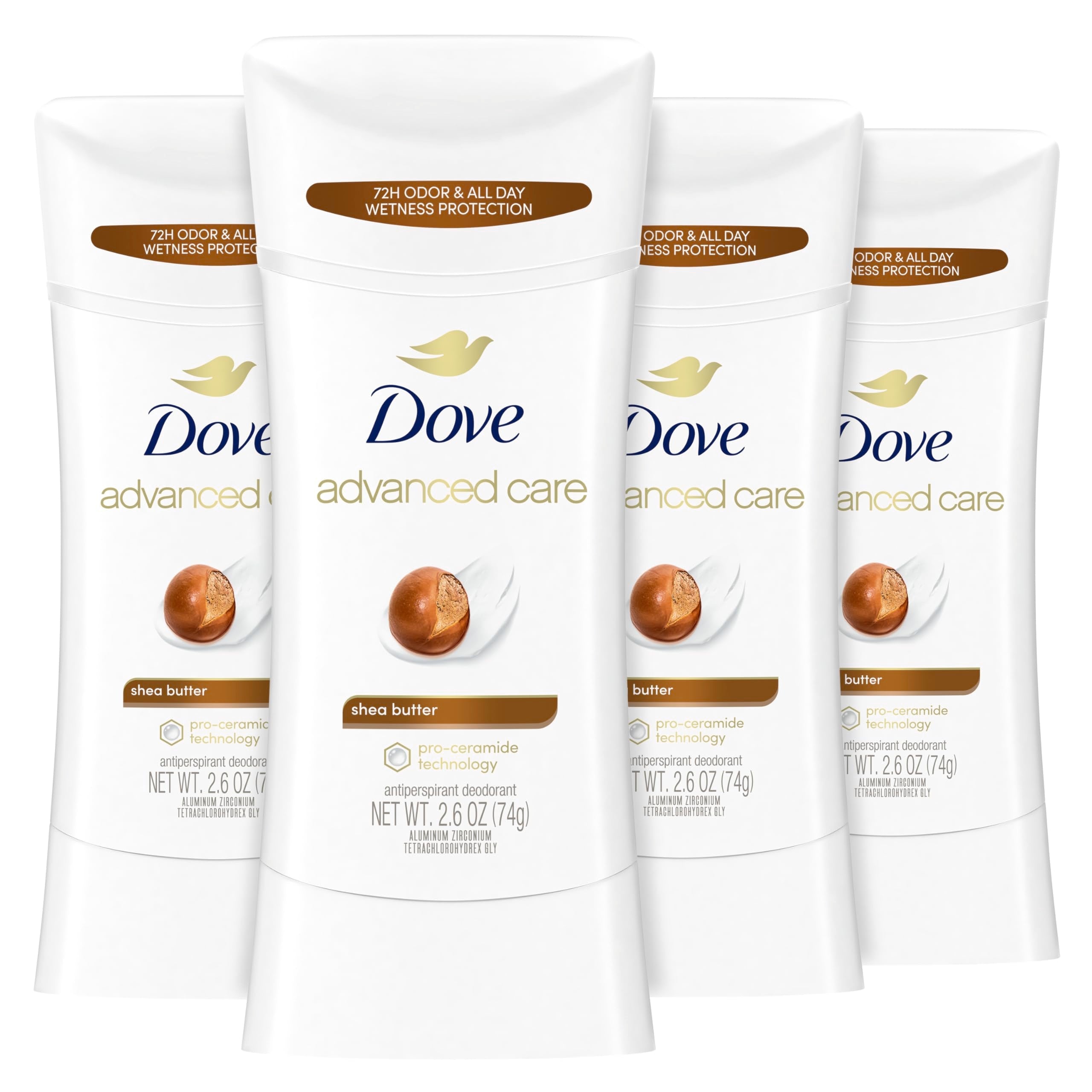 Buy now Dove Advanced Care Antiperspirant Deodorant, Revive, 2.6 Ounce (Pack of 2) 2.6 Ounce (Pack of 4) Shea Butter at indiglob india