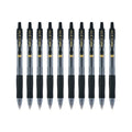 Pilot G2 Retractable Gel Ink Roller Ball Pens, Bold Point Black 10-PACK(31237)
