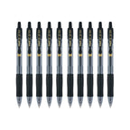 Pilot G2 Retractable Gel Ink Roller Ball Pens, Bold Point Black 10-PACK(31237)