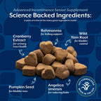 NaturVet Senior Advanced Incontinence Dog Supplement - 60 Ct