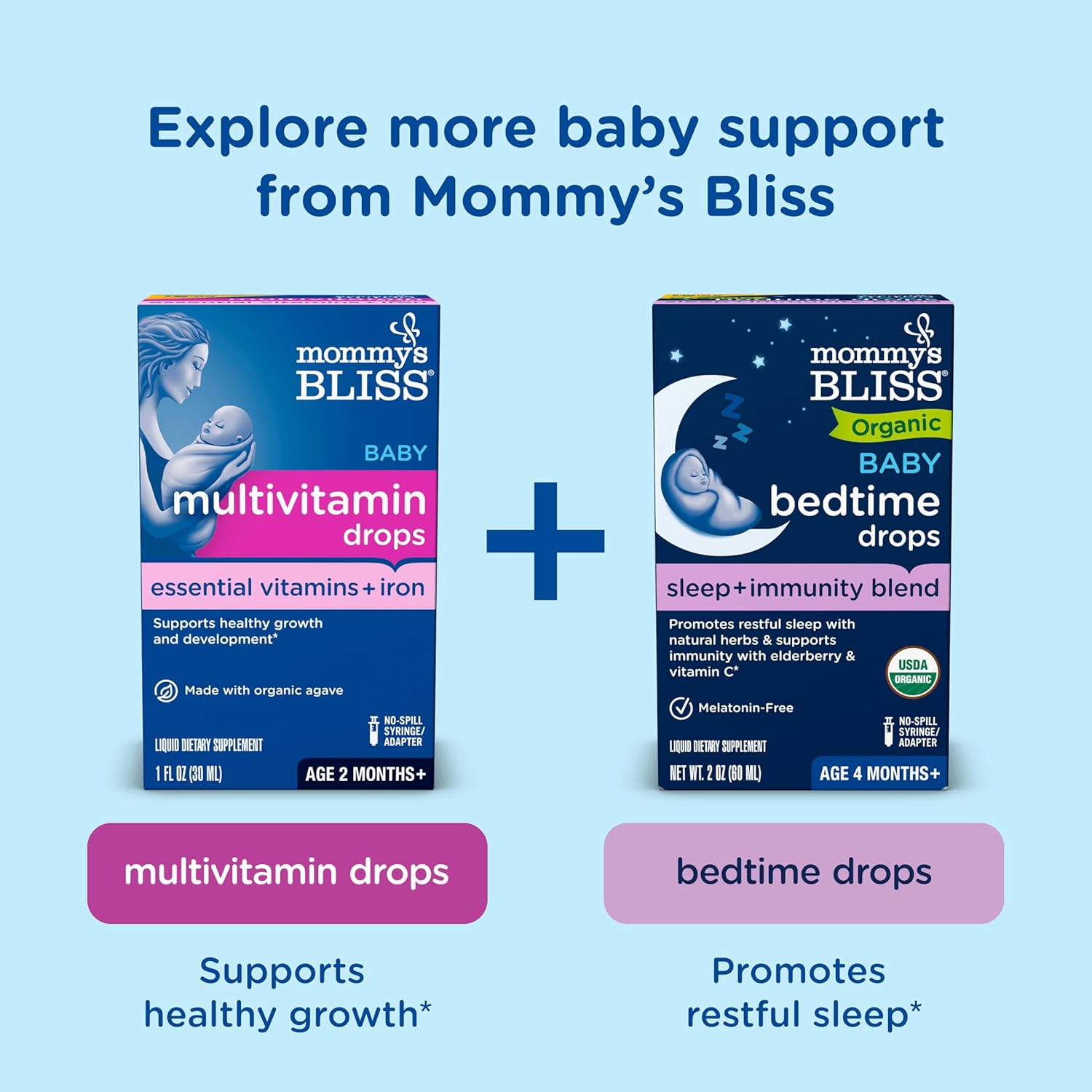 Buy now Mommy's Bliss Baby Probiotic Drops, Daily Gas, Constipation, and Colic Symptom Relief + Immune Support, Newborns & Up, 0.34 Fl Oz (30 Servings) at indiglob india