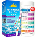 Spa Hot Tub Test Strips with App 6 in 1 (150 Strips) Easy, Accurate Testing