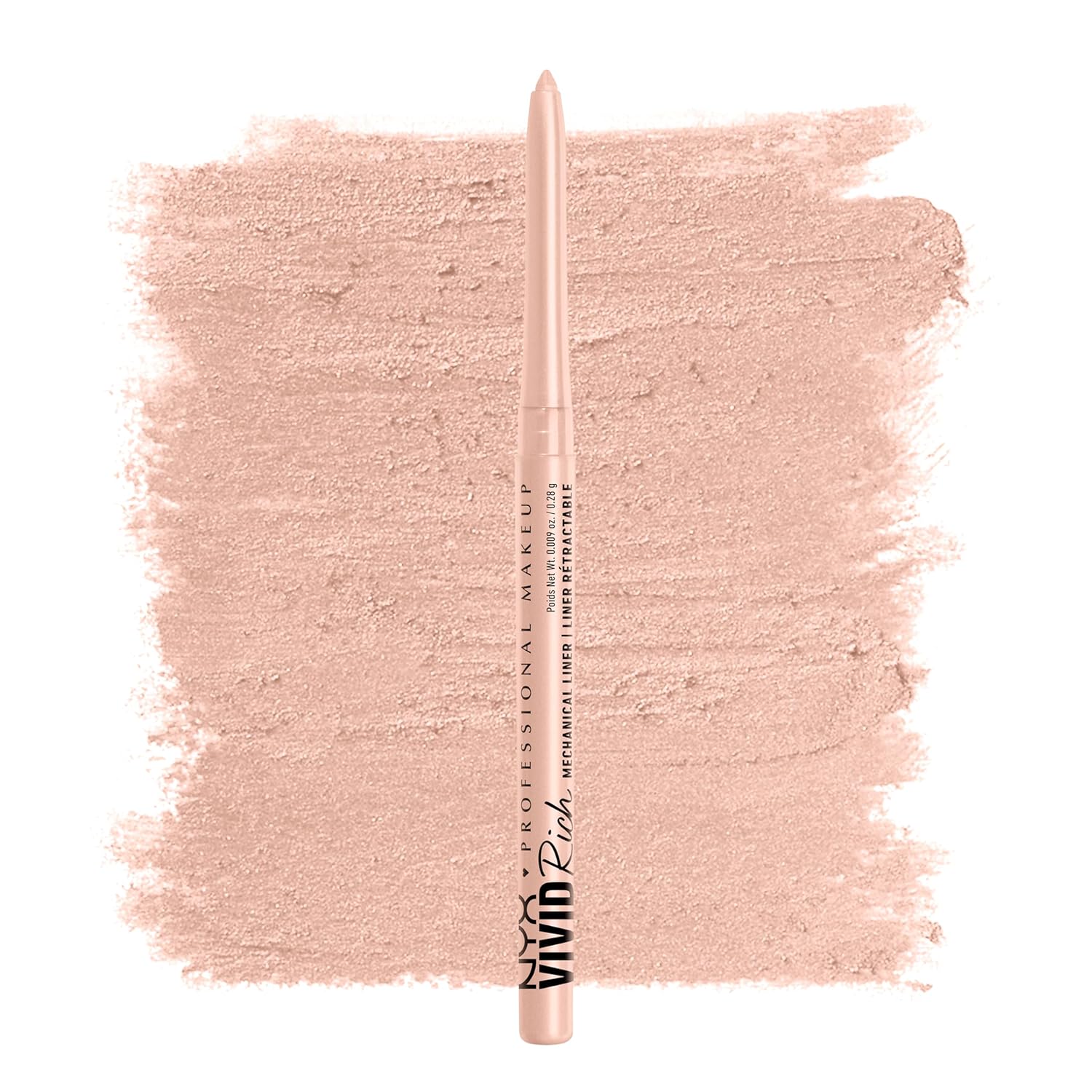 Buy now NYX PROFESSIONAL MAKEUP Mechanical Eye Pencil, Vivid Rich Mechanical, Creamy Retractable Eyeliner - Sapphire Bling, Deep Blue Eyeliner 02 Quartz Queen at indiglob india