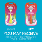 Gillette Venus Tropical Women's Disposable Razor, 3 Count