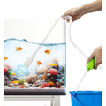 Luigi's Fish Tank Cleaner - Turtle Tank Accessories - Gravel Vacuum for Aquarium - Hand Siphon Hose to Remove and Change Water or Sand in Minutes - Aquarium Cleaning Tools