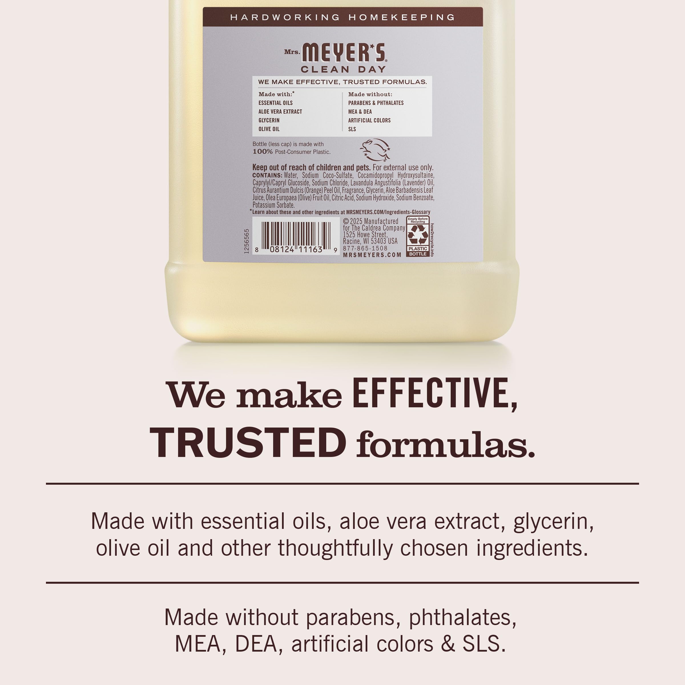 Buy now MRS. MEYER'S CLEAN DAY Liquid Hand Soap Refill, Cruelty Free, Lavender Scent, 33 Fl Oz (Pack of 1) at indiglob india