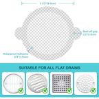 Buy now 50 Pack, Disposable Shower Drain Hair Catcher Mesh Stickers… at indiglob india