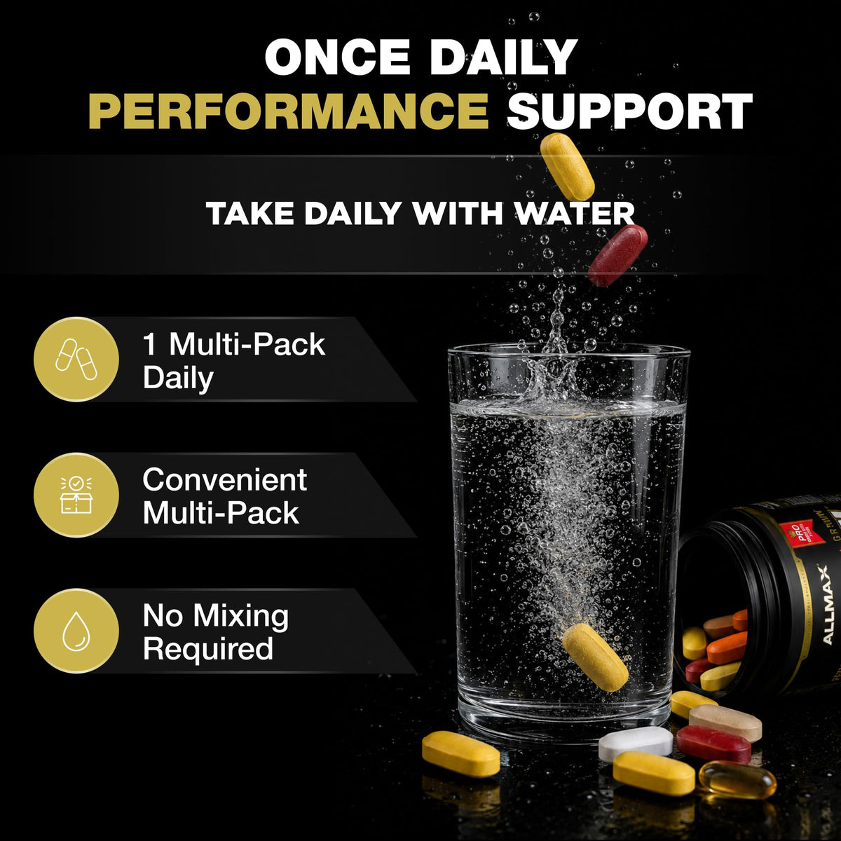 ALLMAX Vitastack Multivitamin Packs, 30 Count