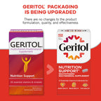 Geritol Multivitamin Supplement, 27 Essential Vitamins & Minerals, 40 Tabs | Daily support for adults, multivitamin tablets with 27 essential vitamins and minerals, gluten-free, non-GMO