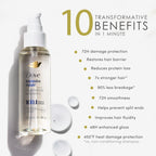 Dove Intensive Repair Serum for Damaged Hair with Amino Serum 3.3oz | Hair treatment provides 72H damage protection, 48H enhanced gloss and 72H smoothness for shinier, healthier-looking hair