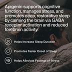 Momentous Apigenin Supplement Capsules, 50mg per Serving | Supports Sleep Quality & Relaxation, NSF Certified for Sport, Non-GMO & Gluten-Free, Cognitive Wellness Formula (60 Servings)