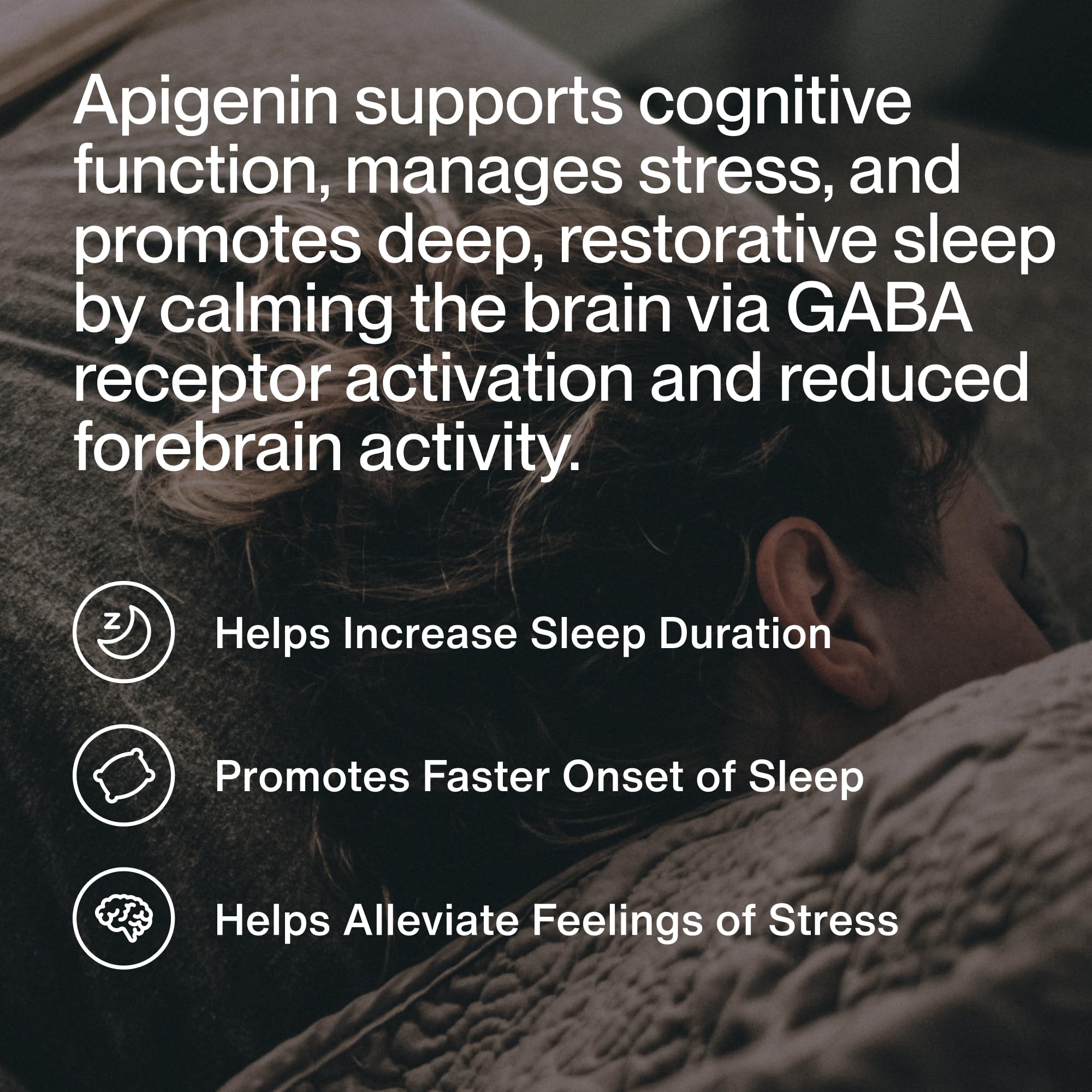 Momentous Apigenin Supplement Capsules, 50mg per Serving | Supports Sleep Quality & Relaxation, NSF Certified for Sport, Non-GMO & Gluten-Free, Cognitive Wellness Formula (60 Servings)