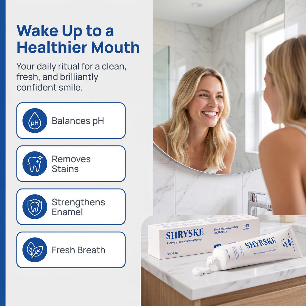 Shryske Toothpaste Whitening, Shryske Toothpaste for Yellow Teeth