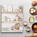Aesthetic Recipe Book for 100+ Cherished Meals - Blank Cookbook to Write In